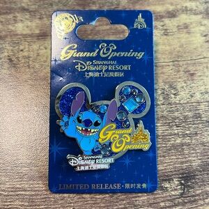 New Disney Shanghai Resort Stitch Grand Opening Pin